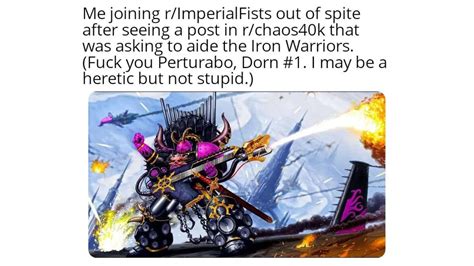 Two Warhammer 40k Reddits go to war .